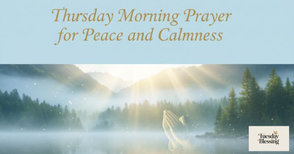 Thursday Morning Prayer for Peace and Calmness