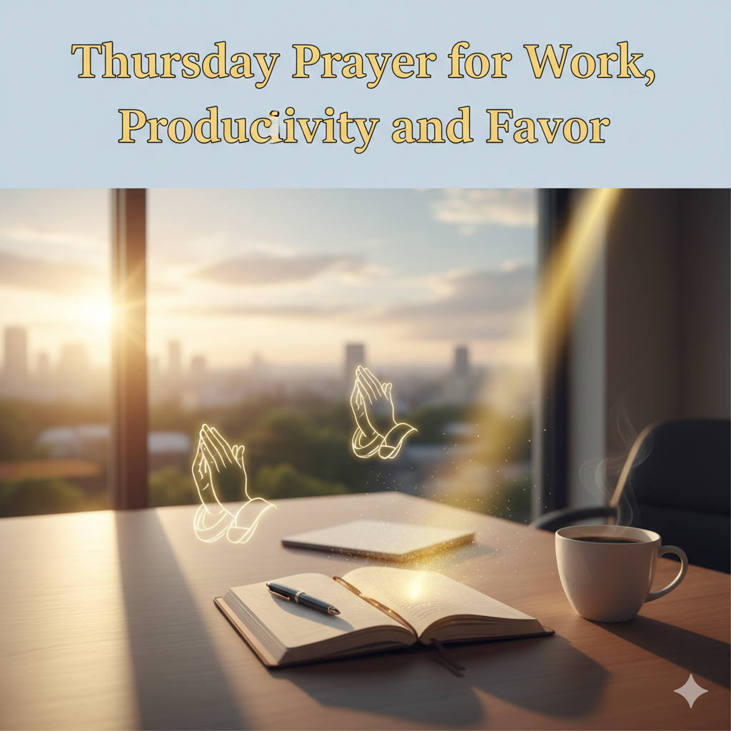 Thursday Prayer for Work, Productivity and Favor