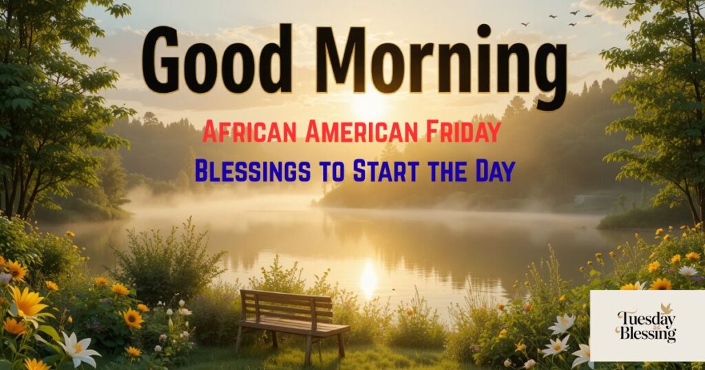 Good Morning African American Friday Blessings to Start the Day