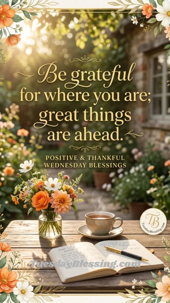 POSITIVE & THANKFUL WEDNESDAY BLESSINGS
