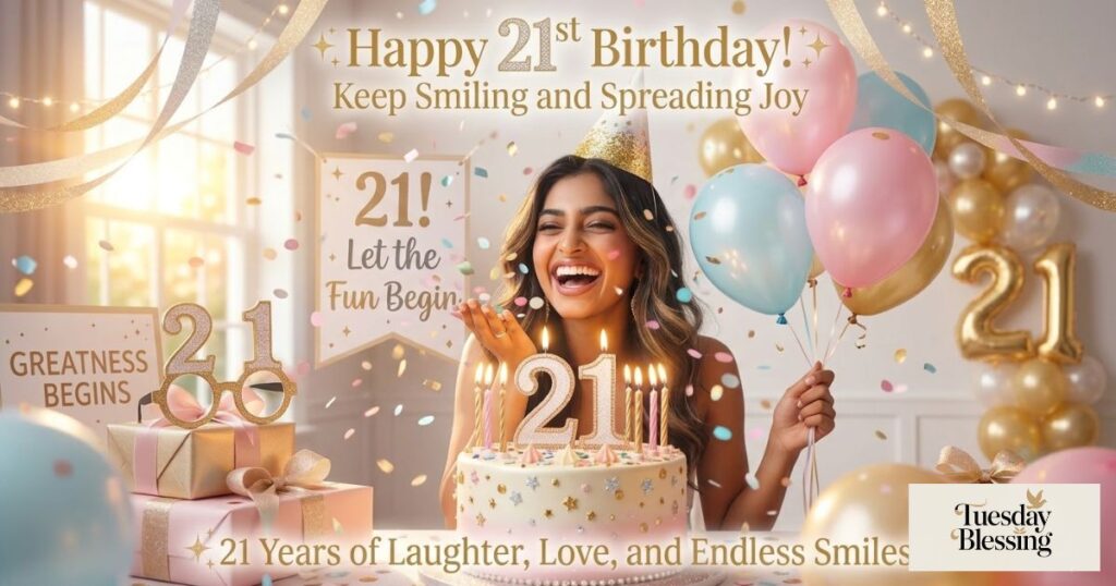 Unique 21st Birthday Wishes for Daughter to Make Her Smile
