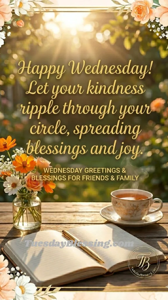 Wednesday Greetings and Blessings for Friends and Family