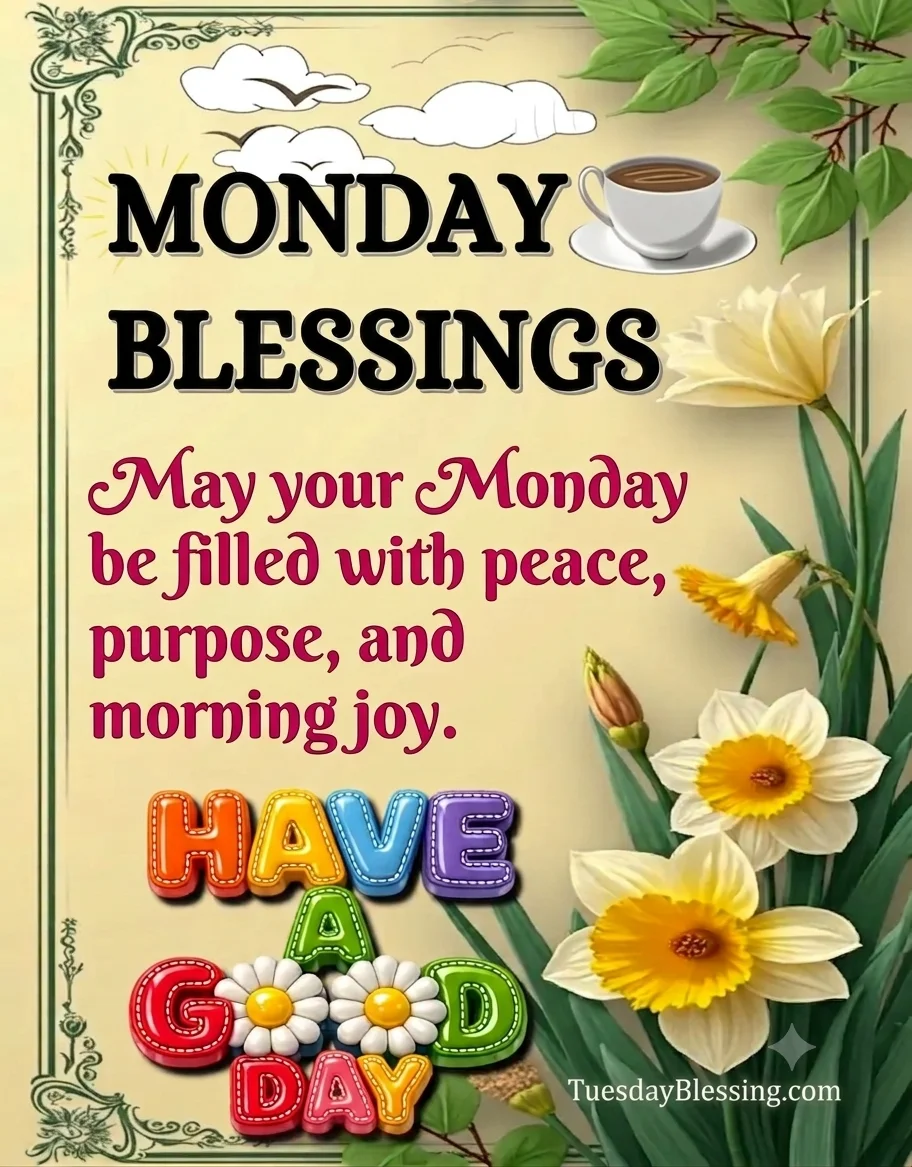 110+ Monday Blessings, Quotes, & Prayers to Start Your Week