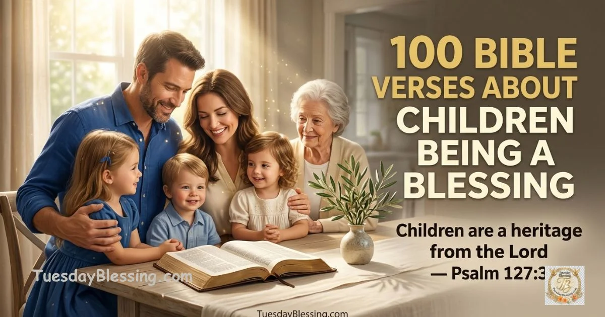 100 Bible Verses About Children Being a Blessing