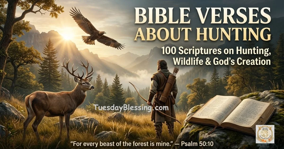100 Bible Verses About Hunting, Provision, and Creation