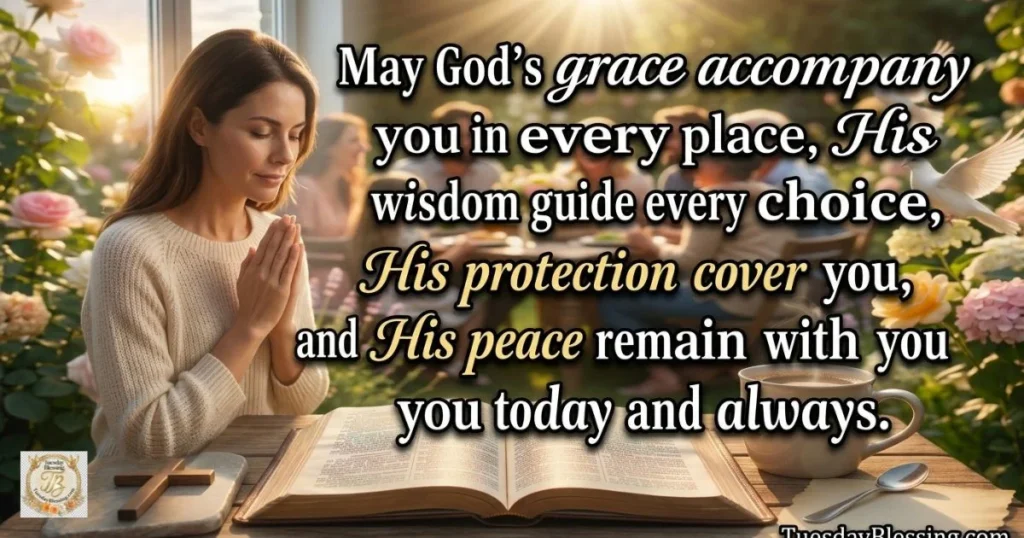 Christian Tuesday Blessings and Bible Verses for Family and Friends