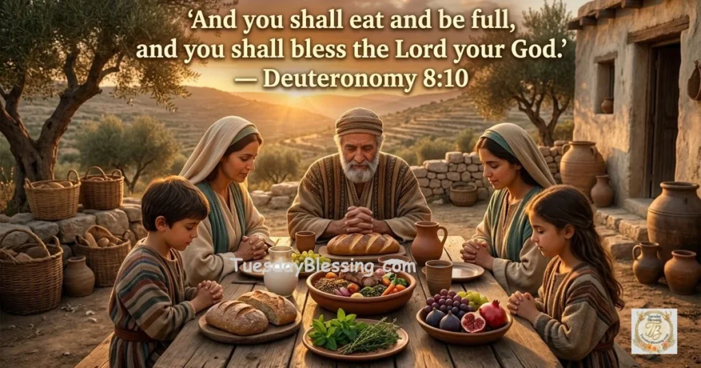 Gratitude, Blessing, and Preparing Food (Verses 91–100)