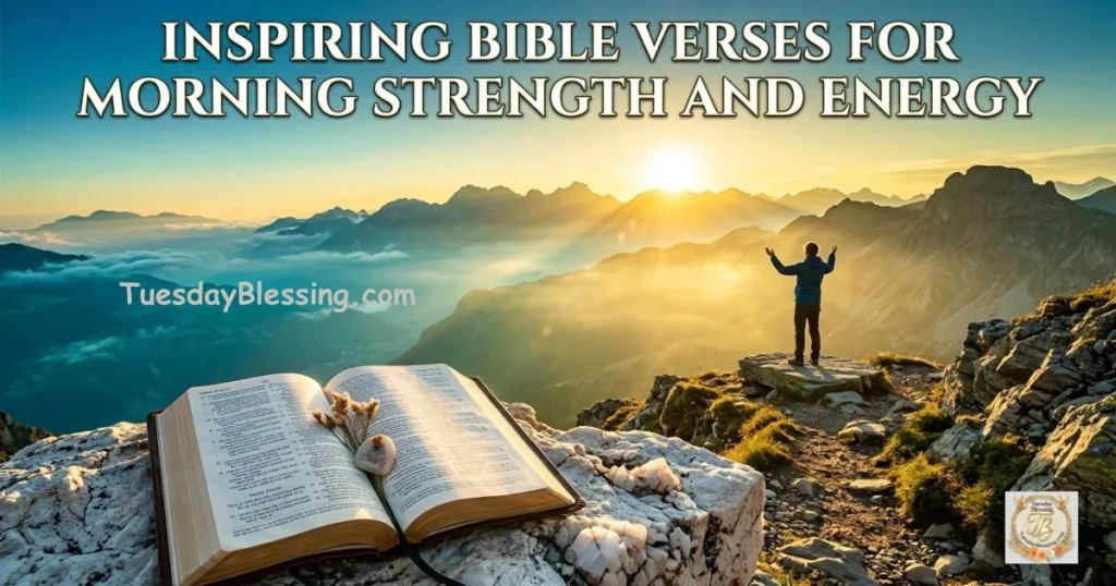 Inspiring Bible Verses for Morning Strength and Energy