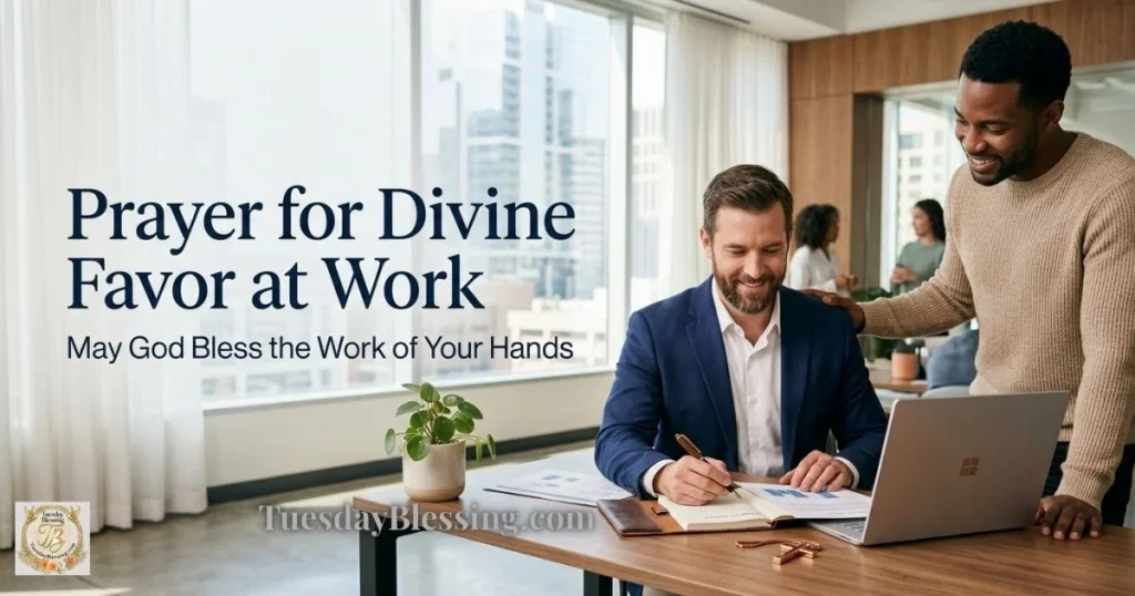 Prayer for Divine Favor in Daily Work