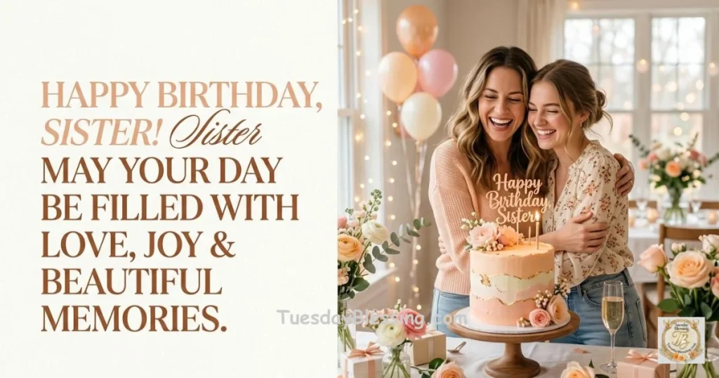 Short Birthday Wishes for Sister
