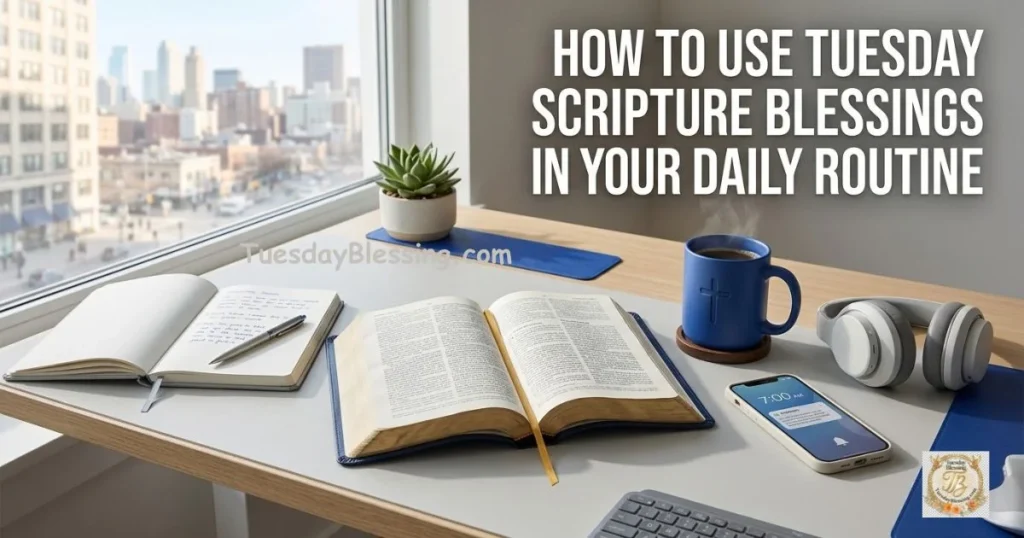 How to Use Tuesday Scripture Blessings in Your Daily Routine