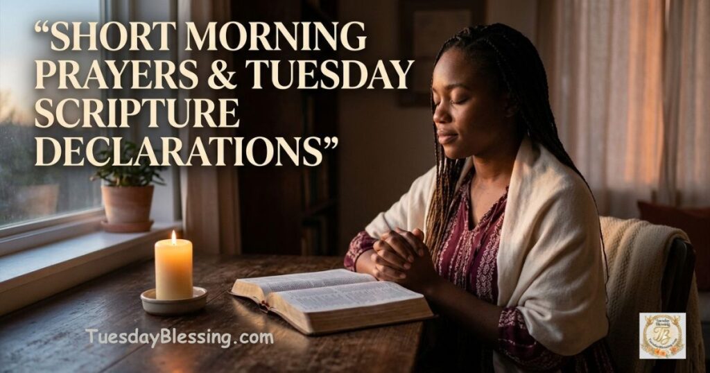 Short Morning Prayers & Tuesday Scripture Declarations