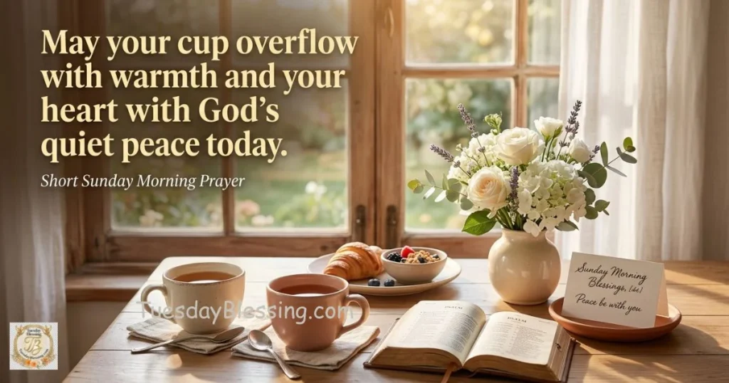 Short Sunday Morning Prayers and Wishes to Share