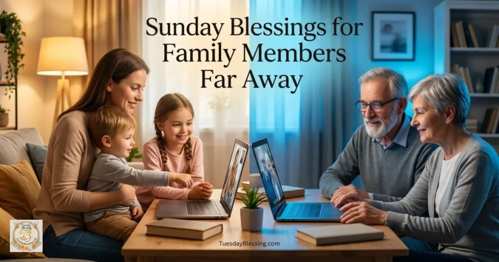 Sunday Blessings for Family Members Far Away