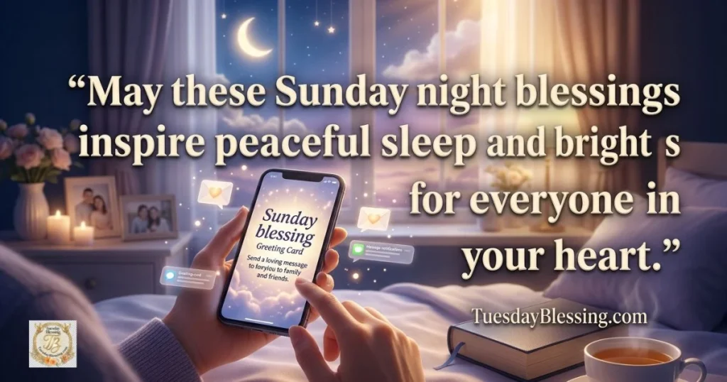 Sunday Evening Blessings with Images to Share with Loved Ones