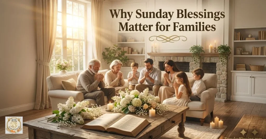 Why Sunday Blessings Matter for Families