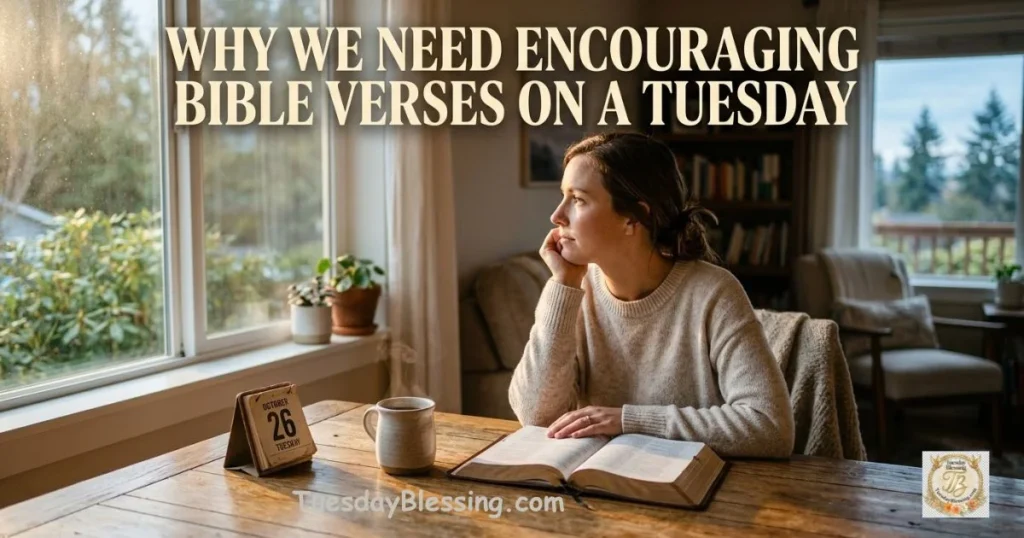 Why We Need Encouraging Bible Verses on a Tuesday