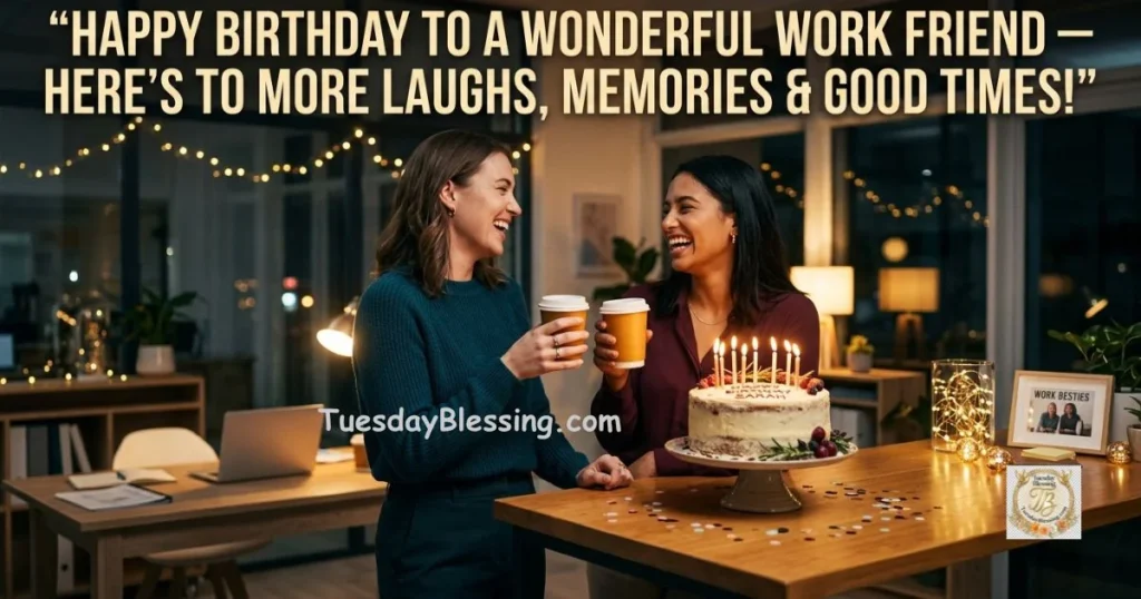Birthday Wishes for a Close Work Friend