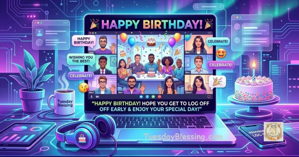 Birthday Wishes for a Coworker in an Office Card