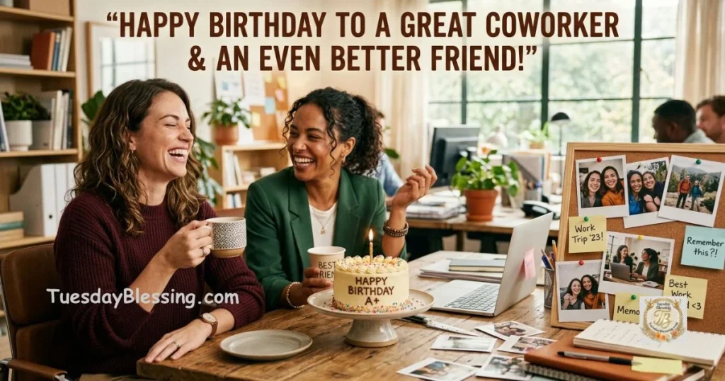 Birthday Wishes for a Coworker Who Is Also a Friend