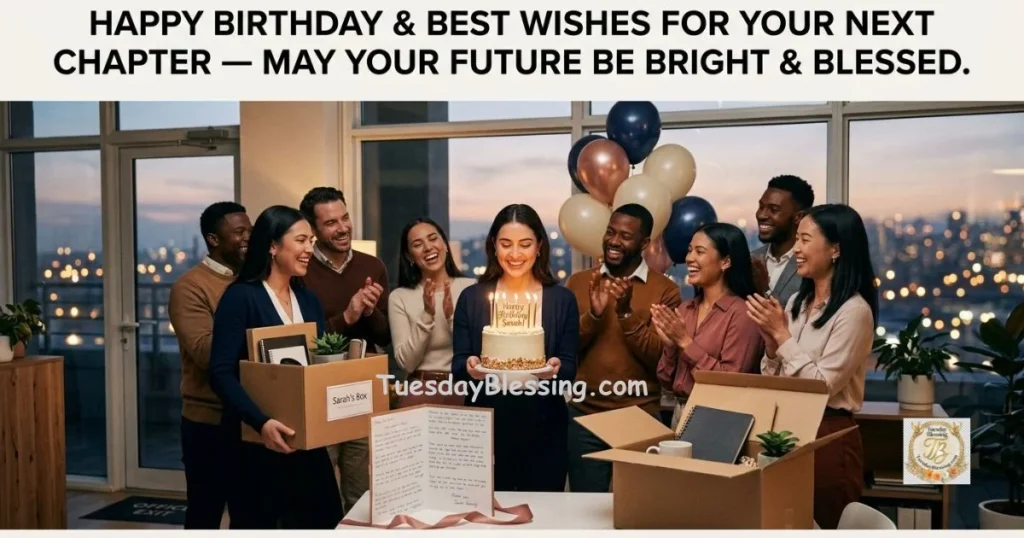 Birthday Wishes for a Coworker Who Is Leaving the Company