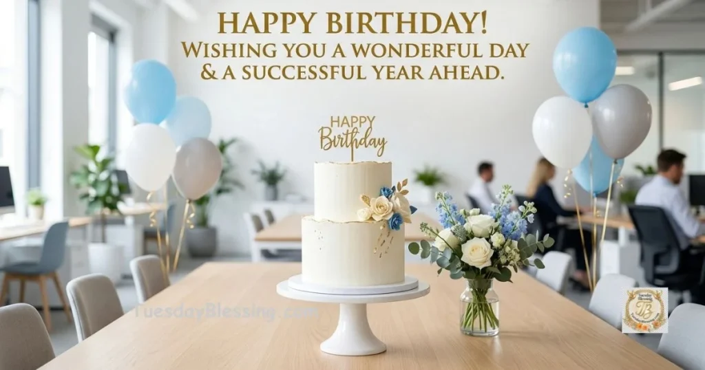 Birthday Wishes for a Coworker You Don't Know Well