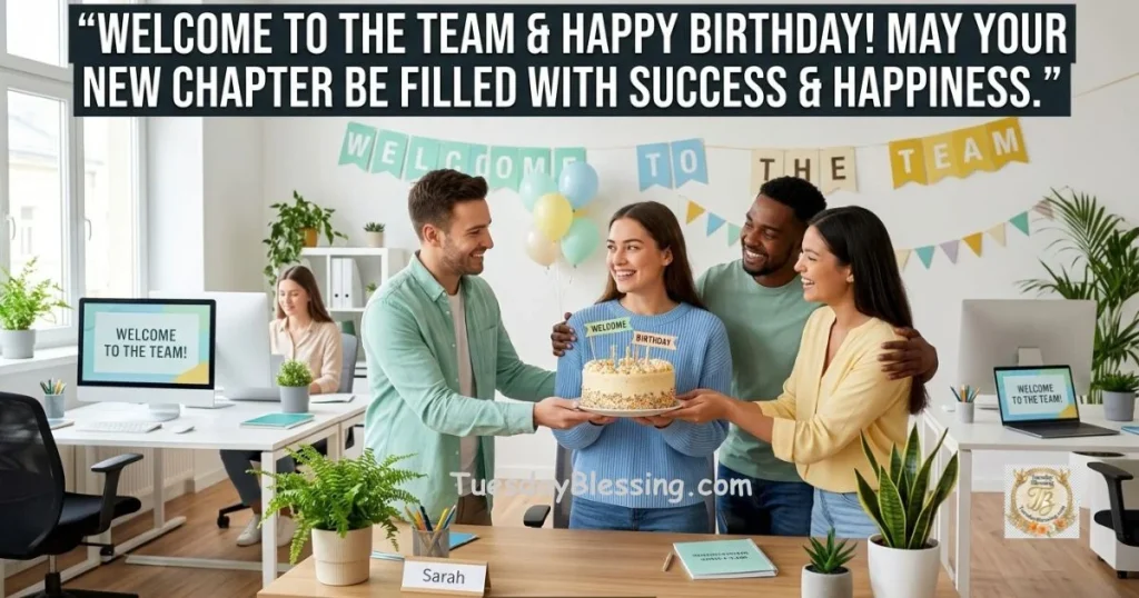 Birthday Wishes for a New Coworker