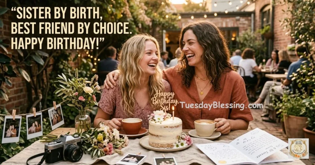 Birthday Wishes for Sister Like a Best Friend